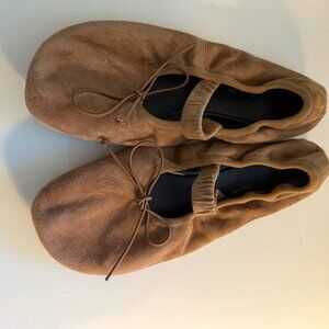 Proenza Schouler Suede Ballet Flat